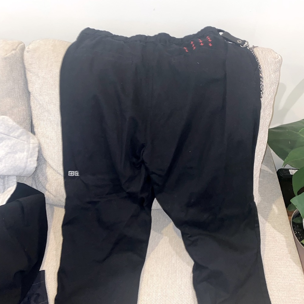 Ksubi side wallet chain crop pants